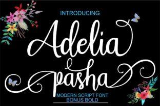 Adelia Pasha: A Playful Script Font for Crafters