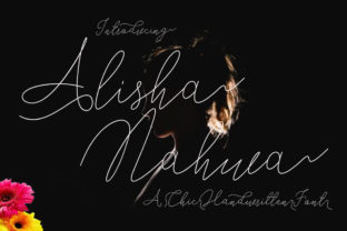 Alisha Nahwa: A Friendly Script Handwritten Font for Makers