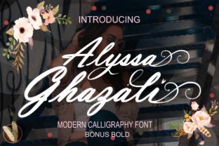 Alyssa Ghazali: The Elegant Script Font for Your Brand