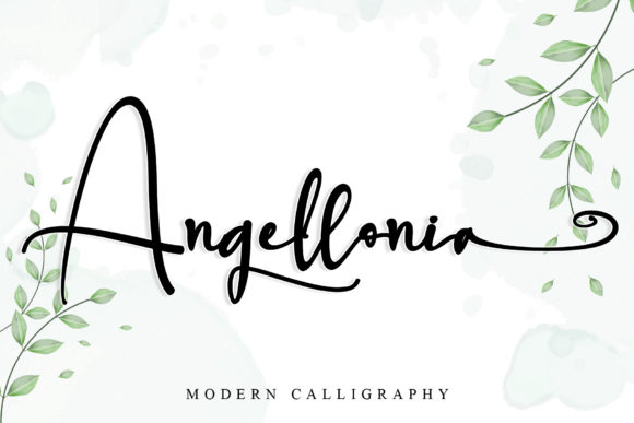 Angellonia: A Modern Handwritten Font for Campaigns