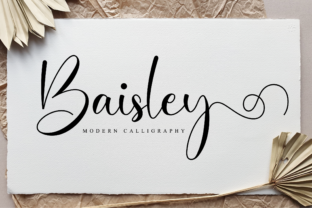 Baisley: A Classy Script Font for Editorial Design