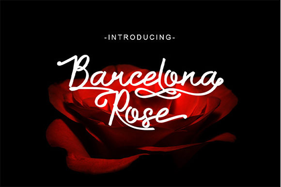 Barcelona Rose: A Magical Script Font for Makers