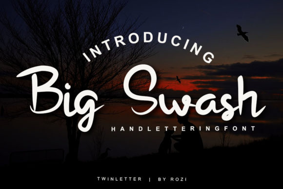 Big Swash: A Whimsical Script Font for Editorial Design