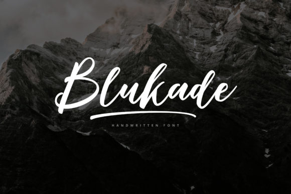 Blukade: The Elegant Script Font for Branding