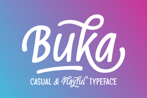 Buka: A Friendly Script Handwritten Font for Brands
