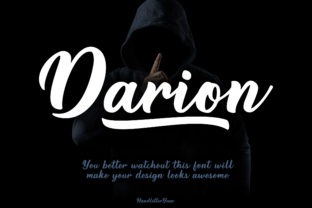 Darion: A Bold Script Font for Crafters