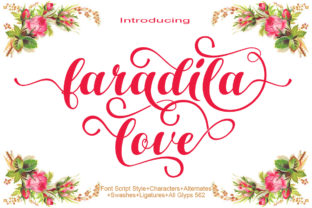 Faradila Love: A Premium Script Font for Elegant Branding