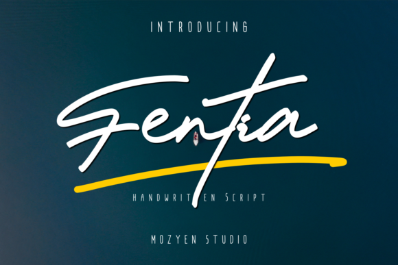 Fentia: The Script Handwritten Font for Authentic Branding