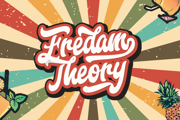 Fredam Theory: A Retro Bold Script for Your Brand