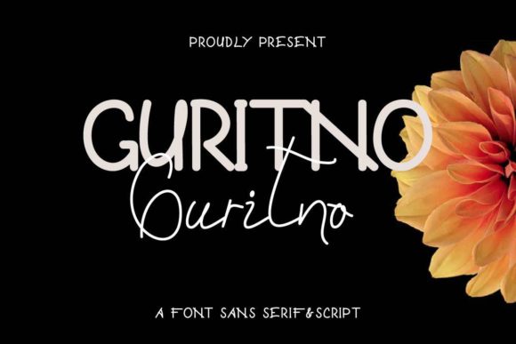 Guritno: A Spectacular Duo Font for Editorial Design