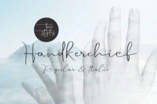 Handkerchief: A Friendly Script Handwritten Font