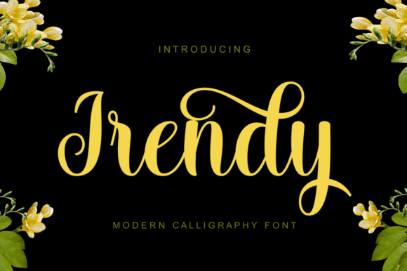 Irendy: A Sophisticated Script Font for Marketers