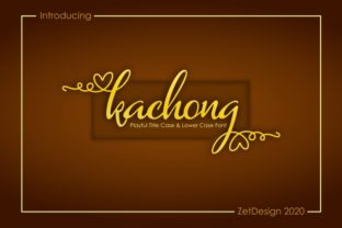 Kachong: A Cute and Elegant Handwritten Font Review