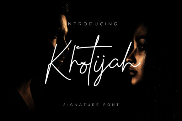 Khotijah: A Light Script Font for Authentic Branding