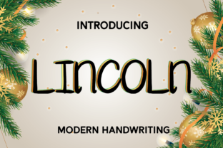 Lincoln: A Playful Script Font for Editorial Design