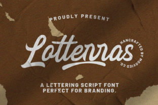 Lotterras: A Premium Script Font for Editorial Design