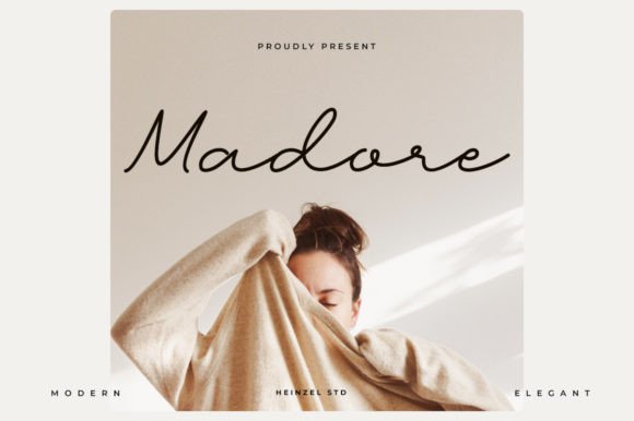 Madore: The Elegant Script Font for Makers