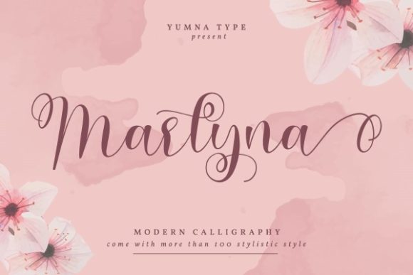 Marlyna: A Friendly Script Handwritten Font for Editors