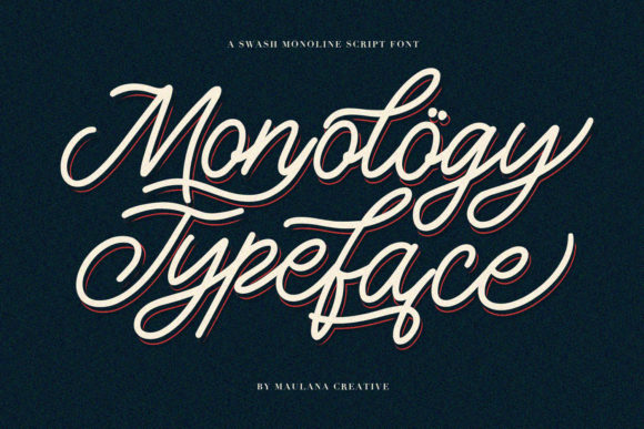 Monology: A Handcrafted Script Font for Makers