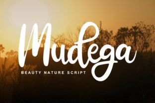 Mudega: A Classy Script Font for Editorial Design