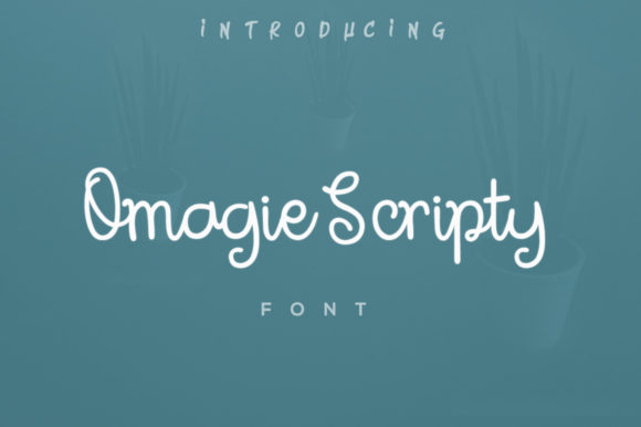 Omagie Scripty: The Premium Script Font for Campaigns