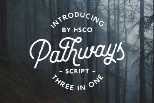 Pathways: A Magical Script Font for Makers