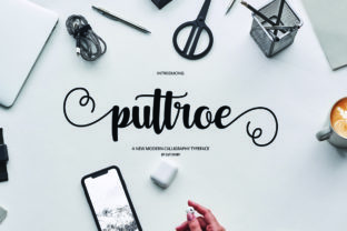 Puttroe: A Friendly Script Handwritten Font for Makers