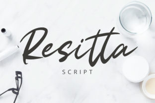 Resitta: A Script Handwritten Font for Authentic Branding