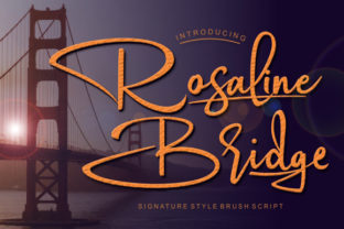 Rosaline Bridge: A Modern Script Font for Web Design