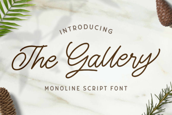 The Gallery: A Versatile Script Font for Campaigns