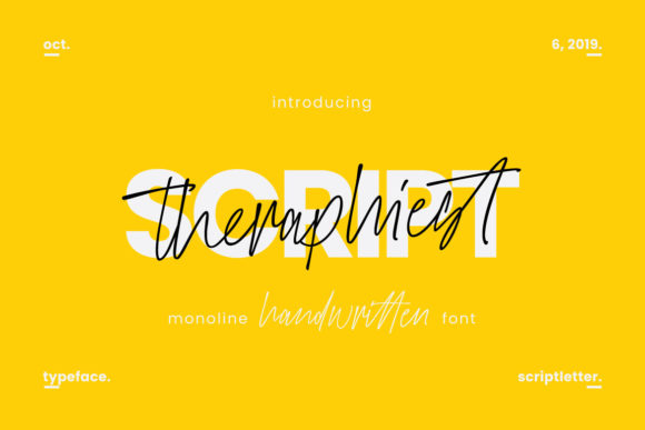 Theraphiest: The Elegant Script Font for Makers