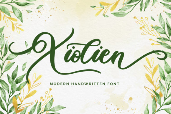 Xiolien: The Elegant Script Font for Crafters